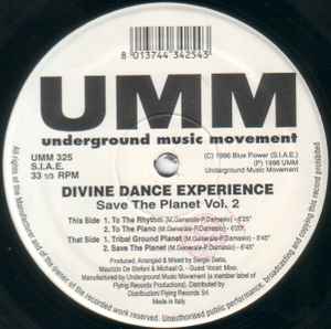 Divine Dance Experience-Save The Planet Vol. 2 copertina album