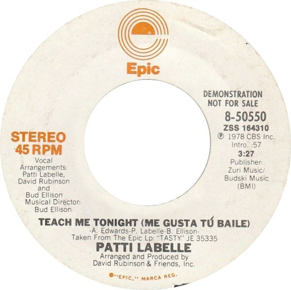 télécharger l'album Patti Labelle - Teach Me Tonight Me Gusta Tu Baile