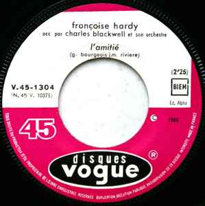 Françoise Hardy - L'Amitié / Ce Petit Cœur album cover