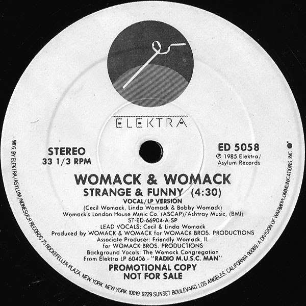 lataa albumi Womack & Womack - Strange Funny