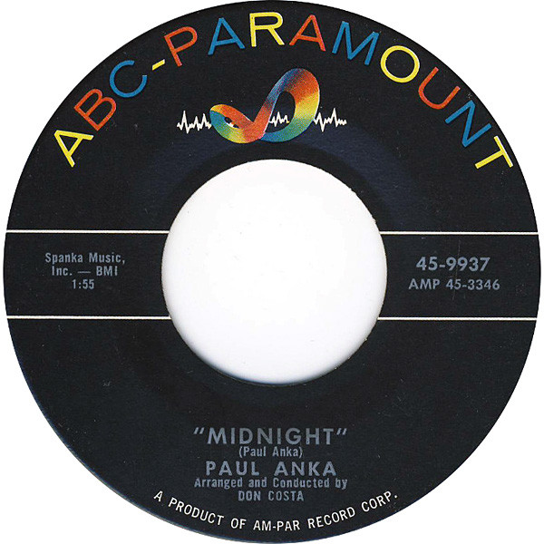 Paul Anka – Midnight / Verboten! (Forbidden) (1958, Vinyl) - Discogs