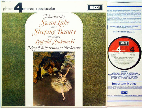 télécharger l'album Tchaikovsky, New Philharmonia Orchestra, Leopold Stokowski - Swan Lake And Sleeping Beauty Selections