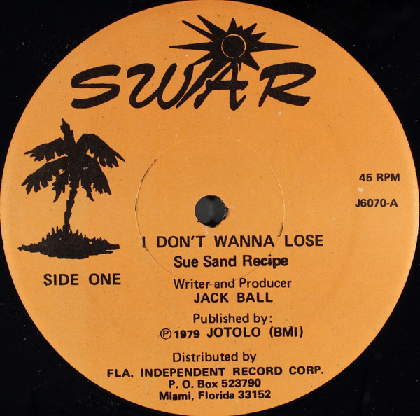 lataa albumi Sue Sand Recipe - I Dont Wanna Lose