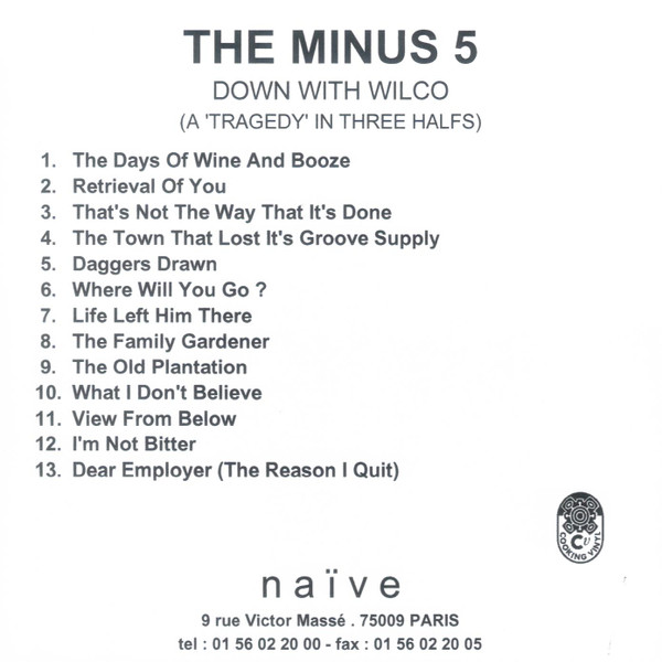 The Minus 5 – Down With Wilco: A Tragedy In Three Halfs (2003 