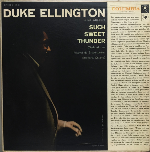 Duke Ellington And His Orchestra – Such Sweet Thunder (1957, Vinyl)