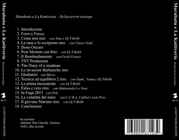 ladda ner album Murubutu e La Kattiveria - Reliqvarivm Mixtape Scritti Minori Collaborazioni E Riletture
