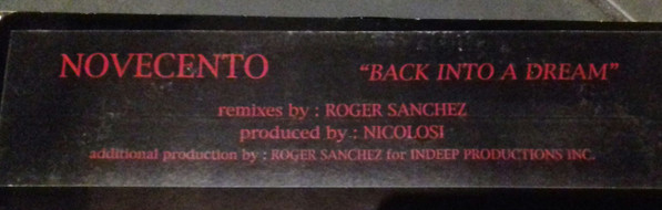 télécharger l'album Novecento - Back Into A Dream Roger Sanchez Remixes