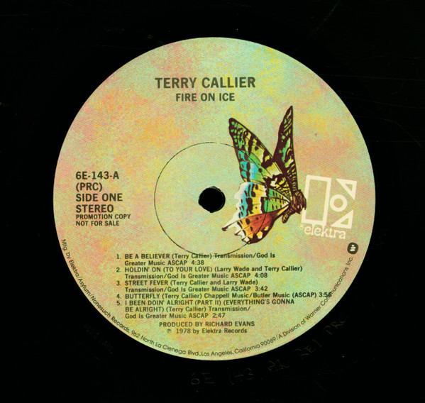 Terry Callier – Fire On Ice (1978, PRC, Vinyl) - Discogs