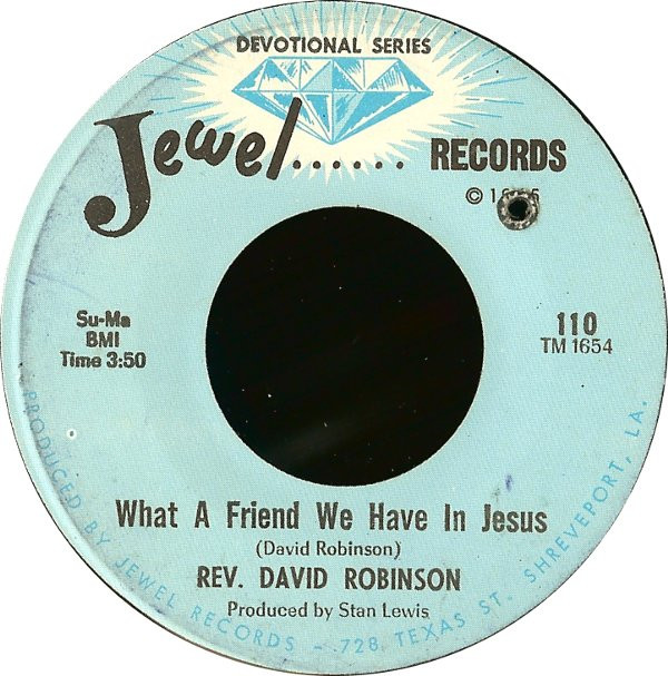 descargar álbum Rev David Robinson - What A Friend We Have In Jesus