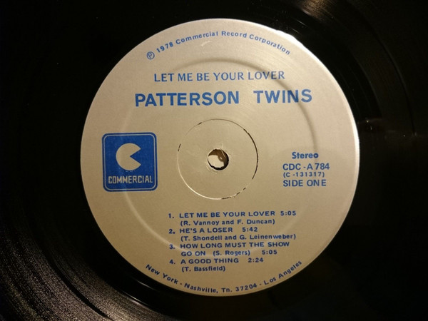 télécharger l'album Patterson Twins - Let Me Be Your Lover