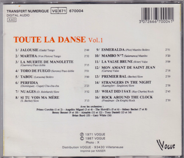 Album herunterladen Various - Toute La Danse