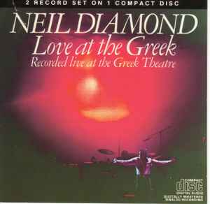 Neil Diamond - Love At The Greek album cover