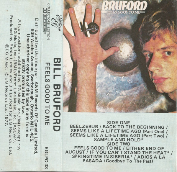 Bruford – Feels Good To Me (Dolby, Cassette) - Discogs