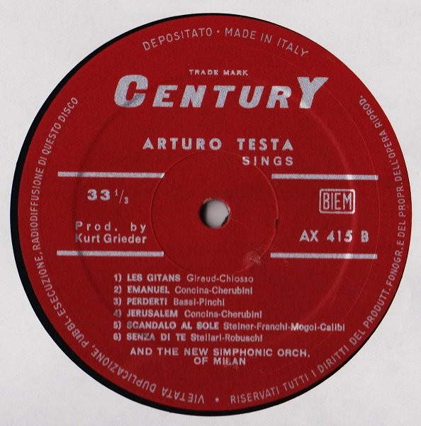 télécharger l'album Kurt Grieder Presents Arturo Testa - Around The World With Arturo Testa