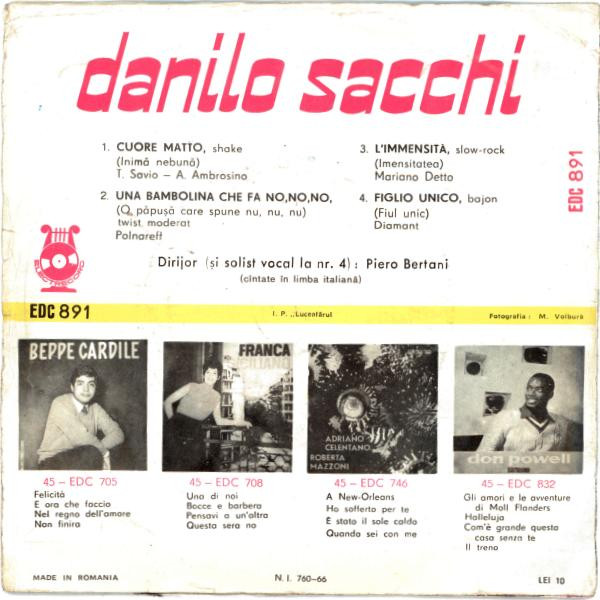 ladda ner album Danilo Sacchi - Cuore Matto