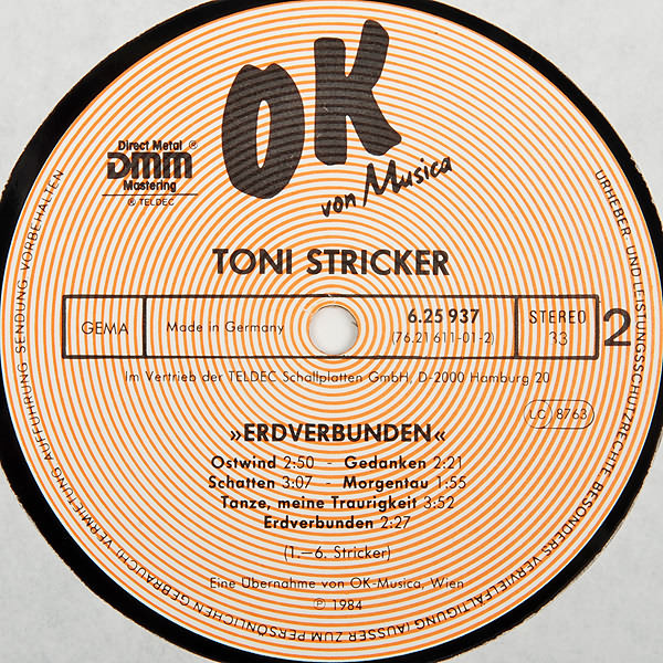 Album herunterladen Toni Stricker - Erdverbunden