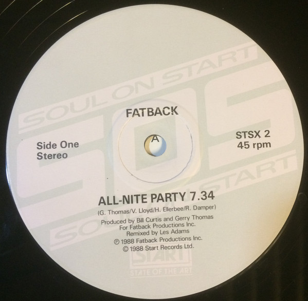 Fatback - All-Nite Party | Start (STSX 2) - 3