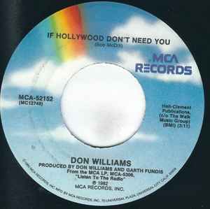 Don Williams (2) - If Hollywood Don't  Need You album cover