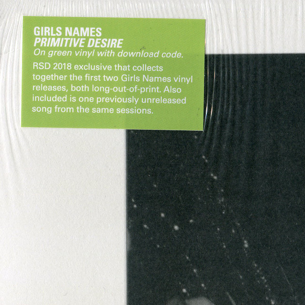 Girls Names - Primitive Desire | Tough Love Records (TLV110) - 2