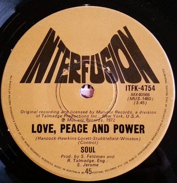 télécharger l'album Soul - Can You Feel It Love Peace And Power