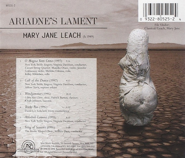 Album herunterladen Mary Jane Leach - Ariadnes Lament
