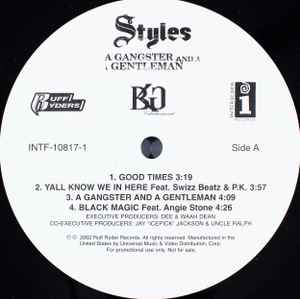 Styles – A Gangster And A Gentleman (2002, Clean Version, Vinyl