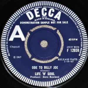 Life 'N' Soul – Ode To Billy Joe (1967, Vinyl) - Discogs