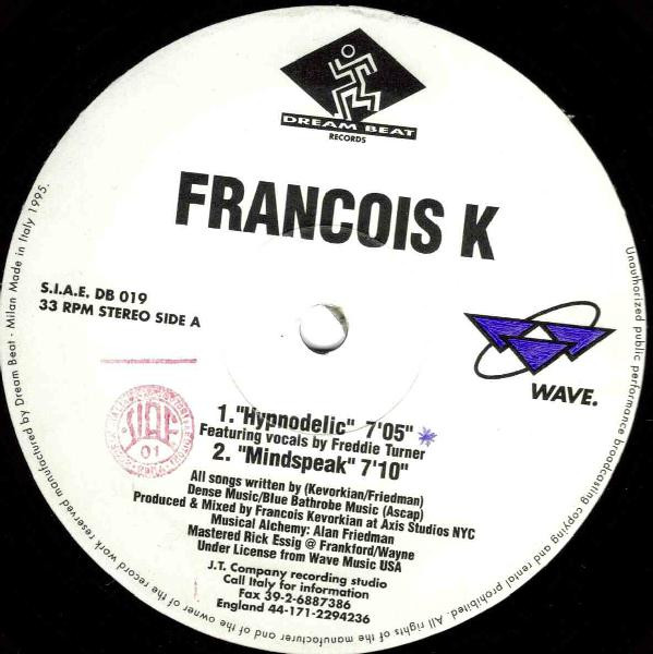 Francois K – FK-EP (1995, Vinyl) - Discogs