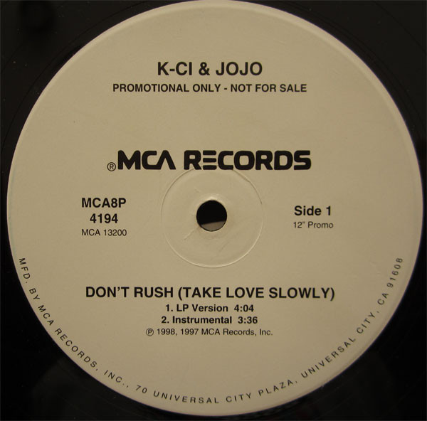 lataa albumi KCi & JoJo - Dont Rush Take Love Slowly