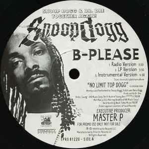 Snoop Dogg - B-Please album cover