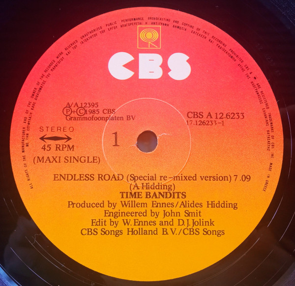 Time Bandits - Endless Road (And I Want You To Know My Love