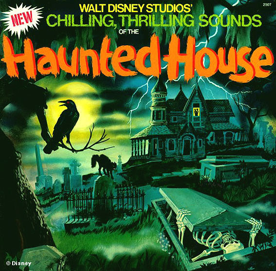 Disney Chilling Thrilling Sounds Haunted House 2507 Vinyl Record