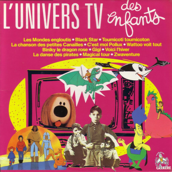 Disque Séries TV et Dessins Animés L'univers T.V des enfants (pochette  jaune)