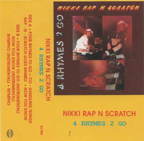 Nikki Rap N Scratch – 4 Rhymes 2 Go (1988, Cassette) - Discogs