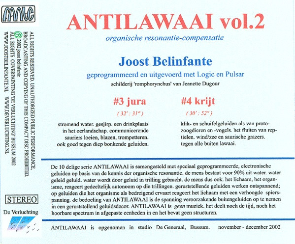 ladda ner album Joost Belinfante - Antilawaai Vol 1