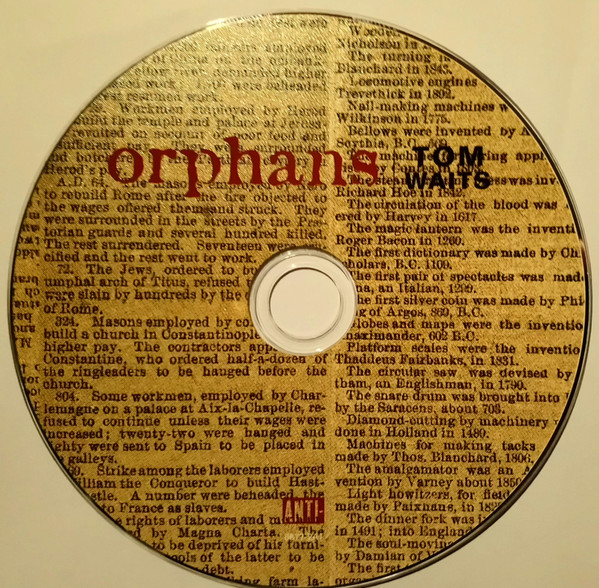 descargar álbum Tom Waits - Orphans Advance Sampler