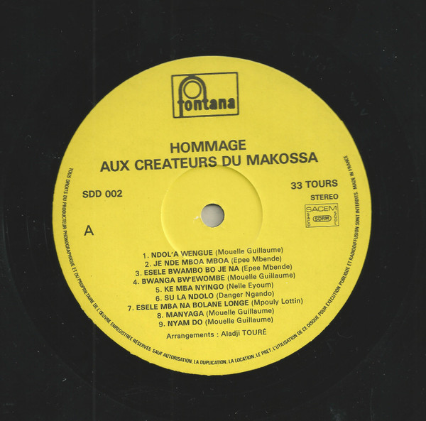 ladda ner album Various - Hommage Aux Createurs Du Makossa