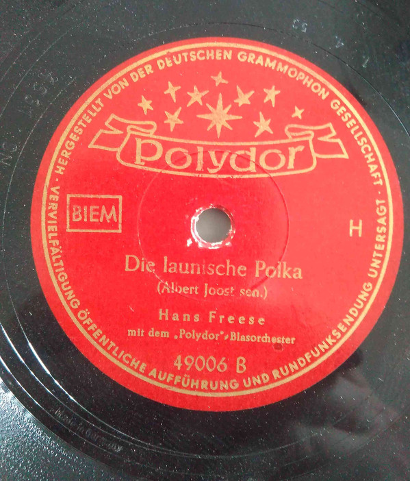 ladda ner album Hans Freese Mit Dem PolydorBlasorchester - Bayerische Polka Die Launische Polka