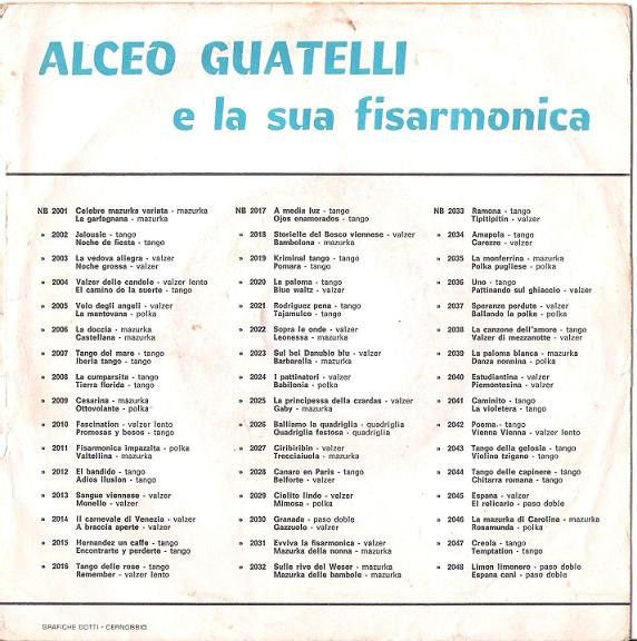 ladda ner album Alceo Guatelli E La Sua Fisarmonica - La Cumparsita Tierra Florida