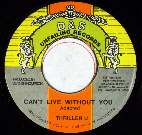 last ned album Thriller U - Cant Live Without You