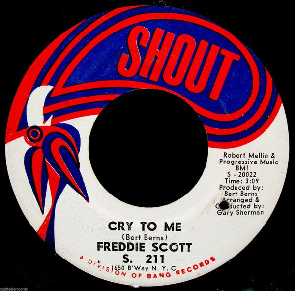 Freddie Scott – Cry To Me (1967, Vinyl) - Discogs