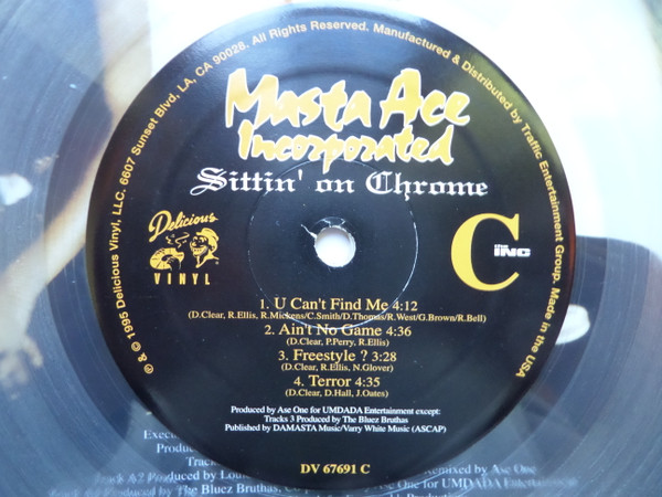 Masta Ace Incorporated – Sittin' On Chrome (2004, Clear, Vinyl ...