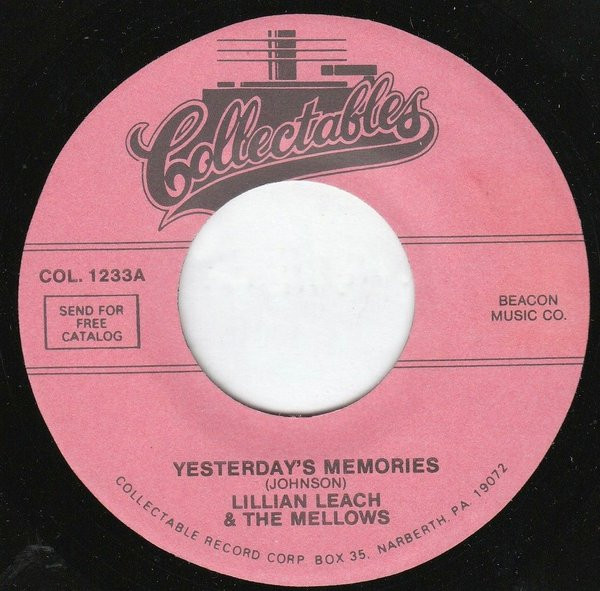Album herunterladen Lillian Leach & The Mellows - Yesterdays Memories Lovable Lily
