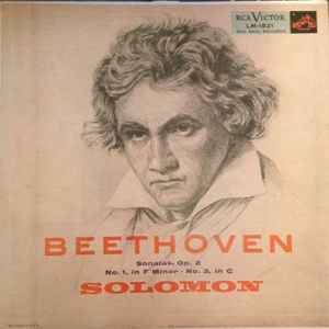 Ludwig van Beethoven - Sonatas, Op. 2 No. 1, In F Minor / No. 3, In C album cover