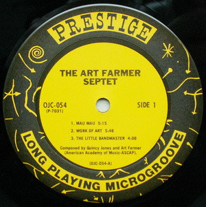 Album herunterladen The Art Farmer Septet - The Art Farmer Septet Plays The Arrangements Of Gigi Gryce And Quincy Jones