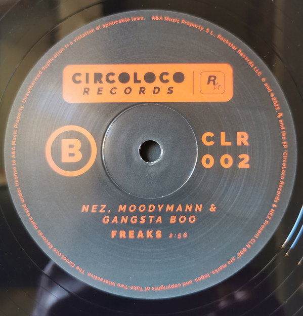 NEZ Feat. Schoolboy Q , Moodymann & Gangsta Boo - CircoLoco Records & Nez Present CLR002 | CircoLoco Records (CLR002) - 4