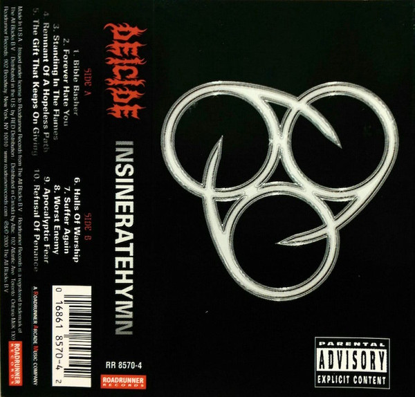 Deicide – Insineratehymn (2000, Cassette) - Discogs