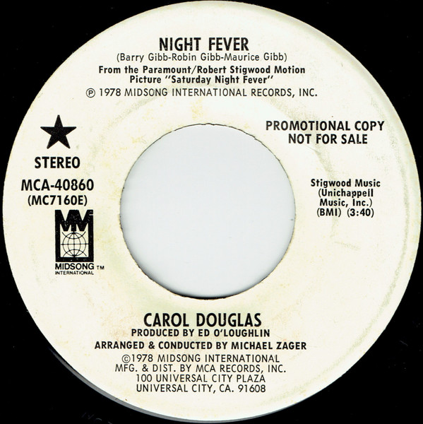 ladda ner album Download Carol Douglas - Night Fever album