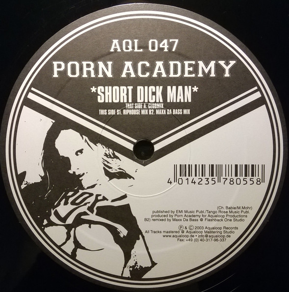 Porn Academy â€“ Short Dick Man (2003, Vinyl) - Discogs
