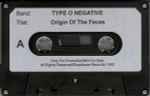 Cover of Origin Of The Feces , 1992, Cassette